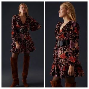 Anthropologie Pilcro Tiered Corduroy Dress NWT